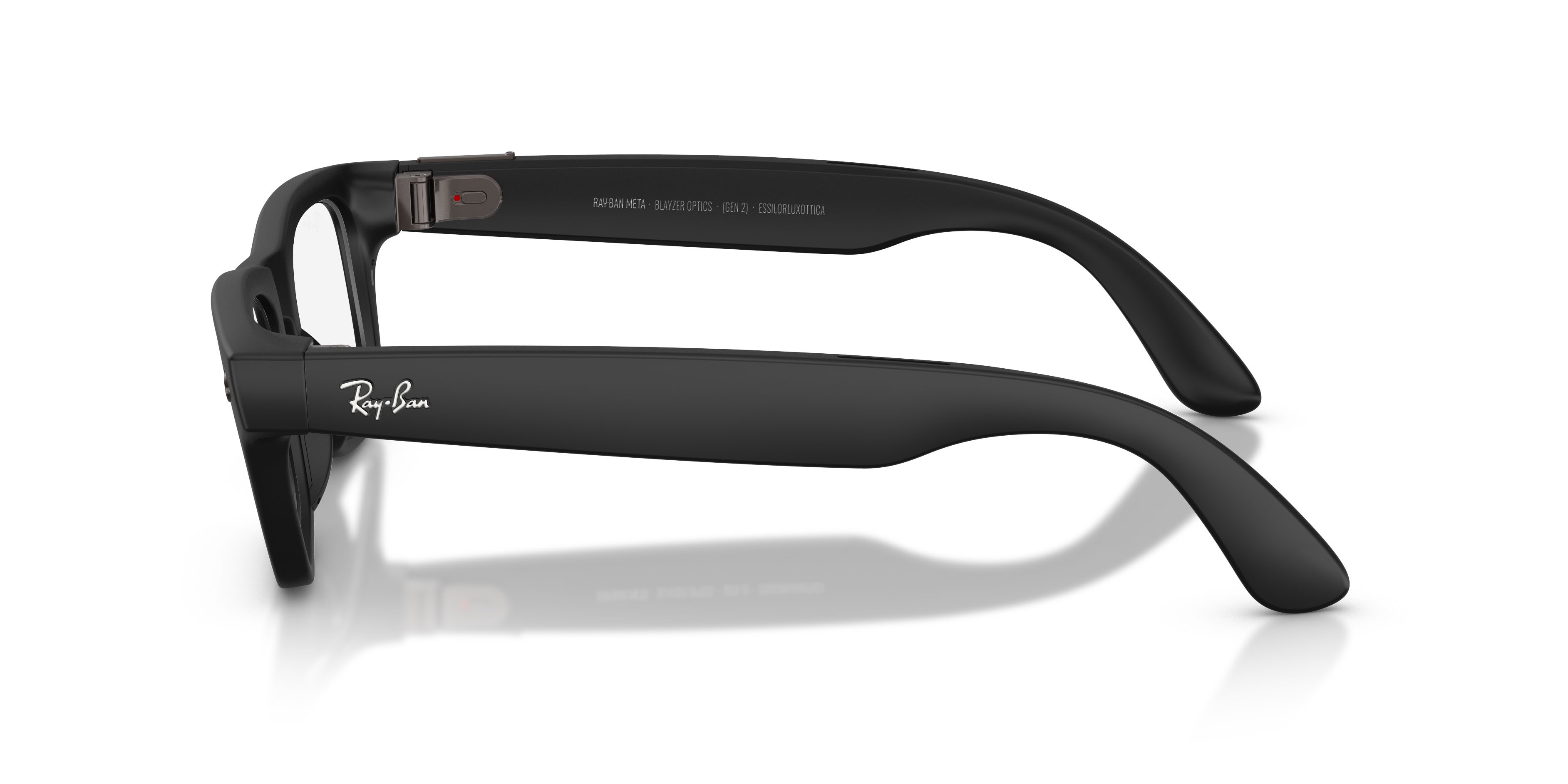 Eyeglasses Ray-Ban Meta AI Glasses Blayzer Optics RW 7001 (2077) color nero shape rectangle lenses lente demo