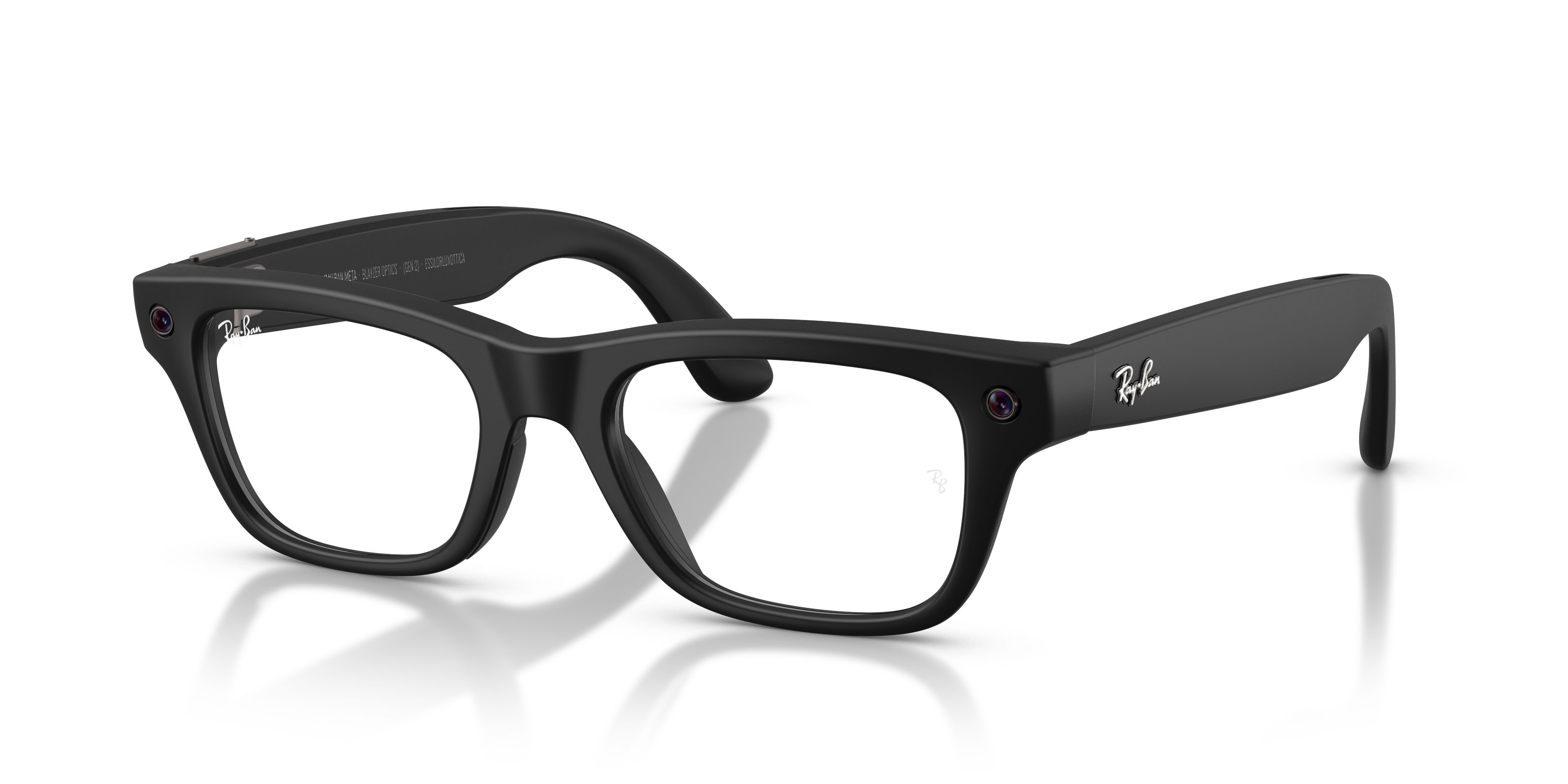 Eyeglasses Ray-Ban Meta AI Glasses Blayzer Optics RW 7001 (2077) color nero shape rectangle lenses lente demo
