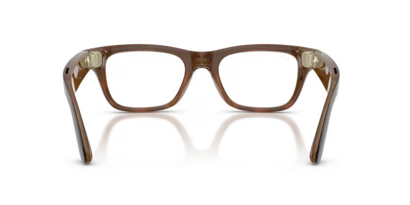 Eyeglasses Ray-Ban Meta AI Glasses Blayzer Optics RW 7001 (8528) color havana shape rectangle lenses lente demo