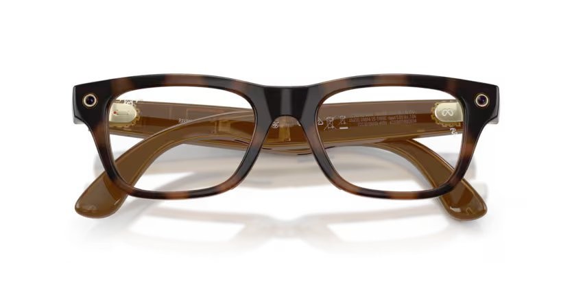 Eyeglasses Ray-Ban Meta AI Glasses Blayzer Optics RW 7001 (8528) color havana shape rectangle lenses lente demo