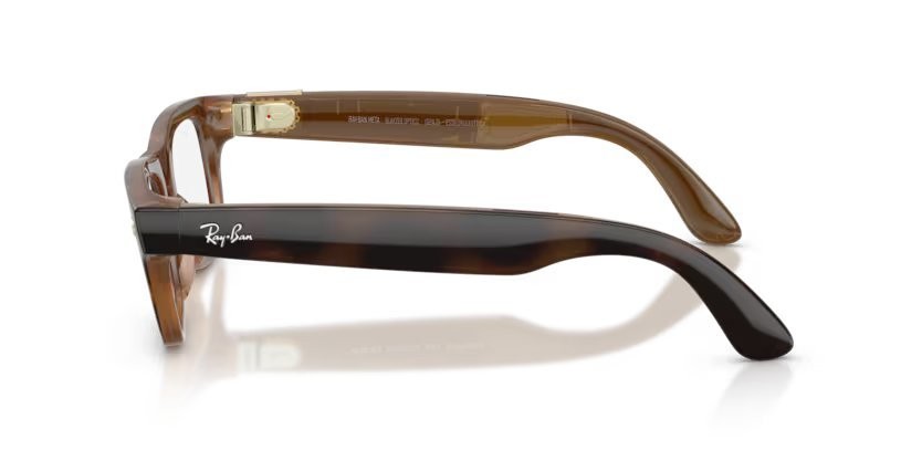 Eyeglasses Ray-Ban Meta AI Glasses Blayzer Optics RW 7001 (8528) color havana shape rectangle lenses lente demo