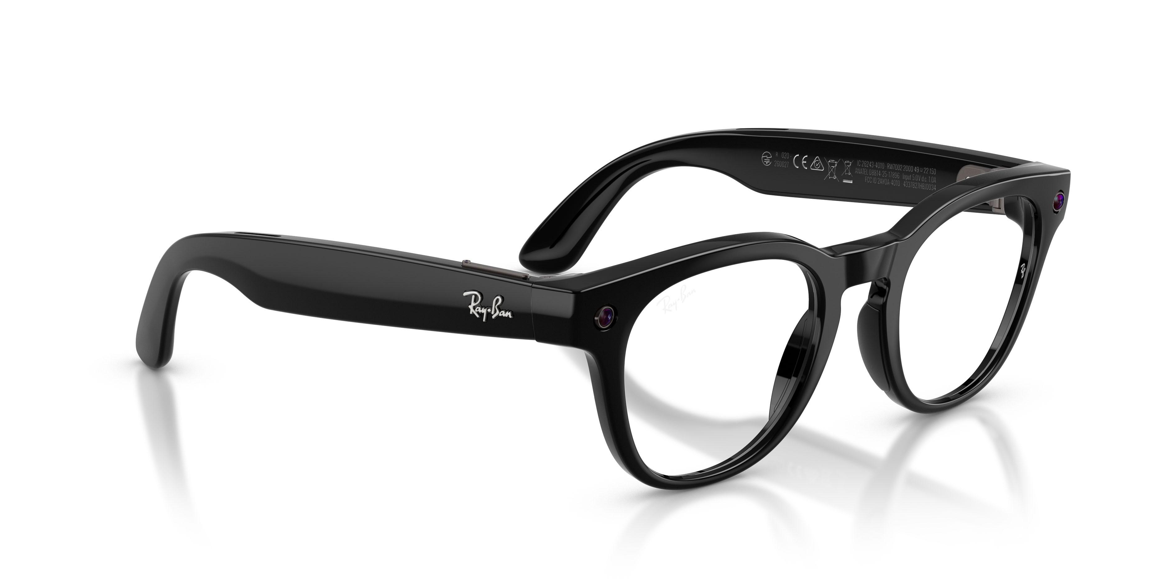 Eyeglasses Ray-Ban Meta AI Glasses Scriber Optics RW 7002 (2000) color nero shape pantos lenses lente demo
