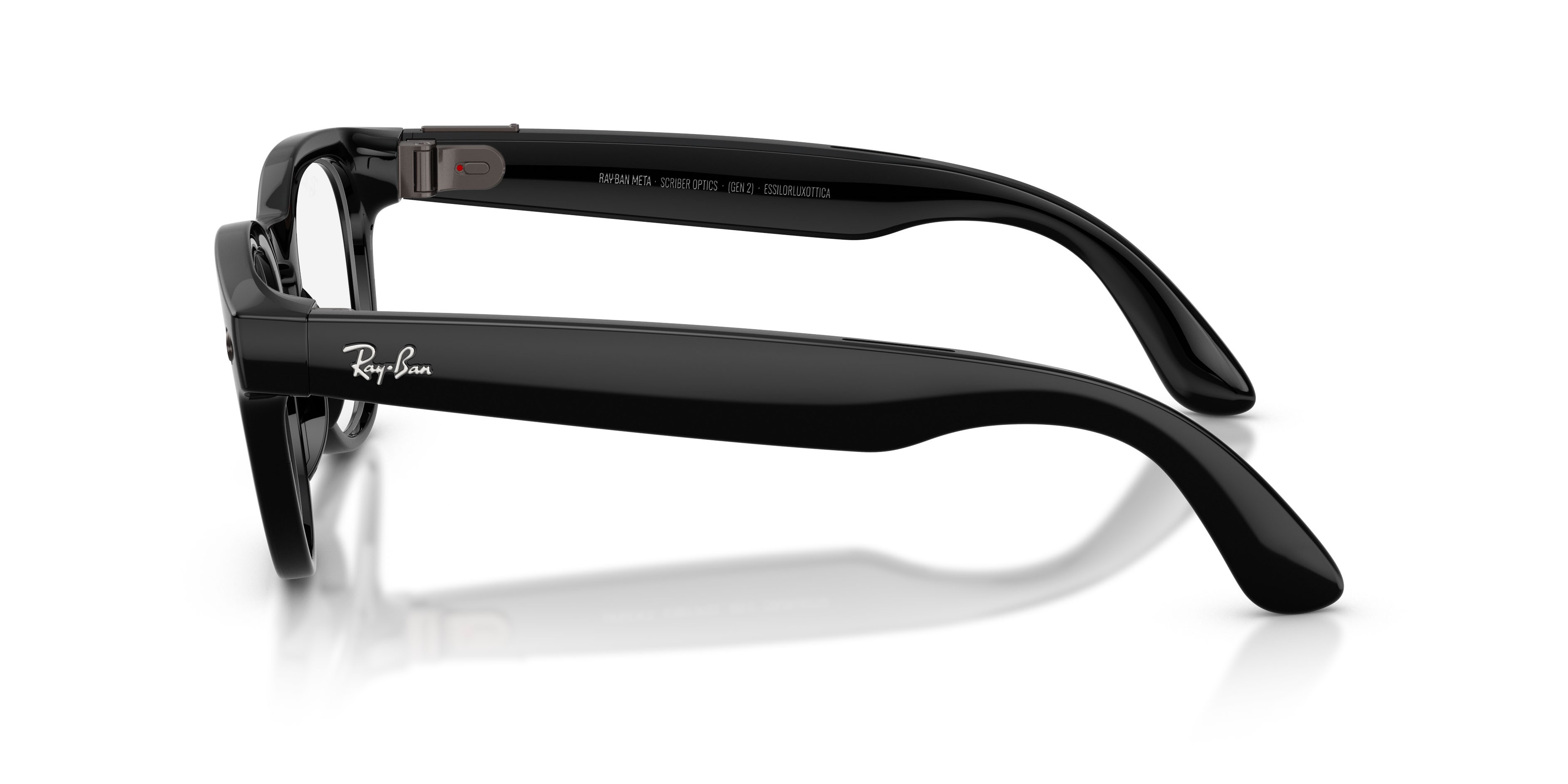 Eyeglasses Ray-Ban Meta AI Glasses Scriber Optics RW 7002 (2000) color nero shape pantos lenses lente demo