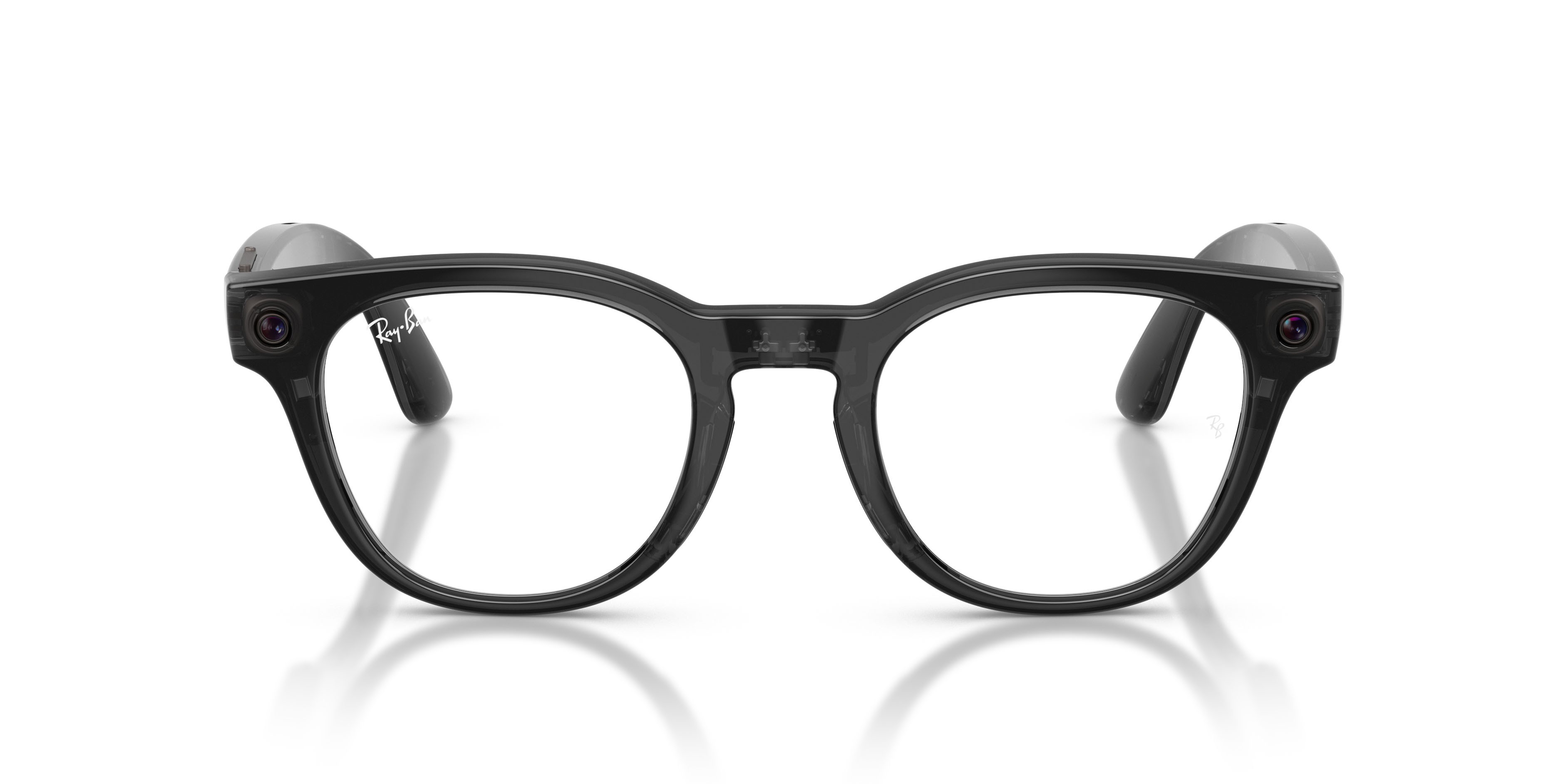 Eyeglasses Ray-Ban Meta AI Glasses Scriber Optics RW 7002 (8526) color nero trasparente shape pantos lenses lente demo