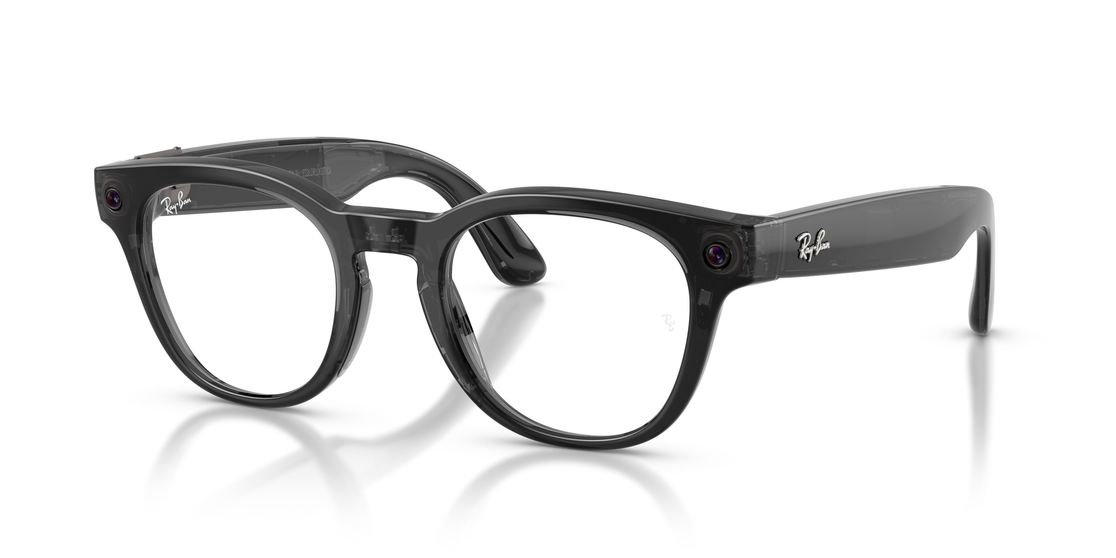 Eyeglasses Ray-Ban Meta AI Glasses Scriber Optics RW 7002 (8526) color nero trasparente shape pantos lenses lente demo