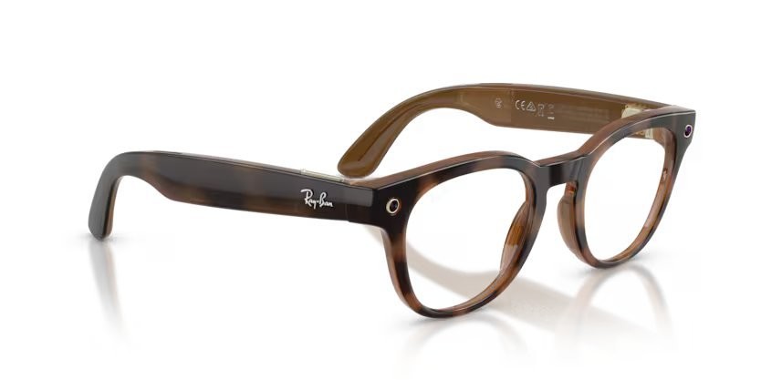 Eyeglasses Ray-Ban Meta AI Glasses Scriber Optics RW 7002 (8528) color havana shape pantos lenses lente demo