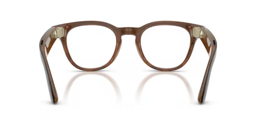 Eyeglasses Ray-Ban Meta AI Glasses Scriber Optics RW 7002 (8528) color havana shape pantos lenses lente demo