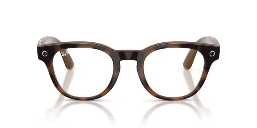 Eyeglasses Ray-Ban Meta AI Glasses Scriber Optics RW 7002 (8528) color havana shape pantos lenses lente demo