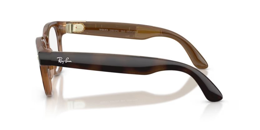 Eyeglasses Ray-Ban Meta AI Glasses Scriber Optics RW 7002 (8528) color havana shape pantos lenses lente demo