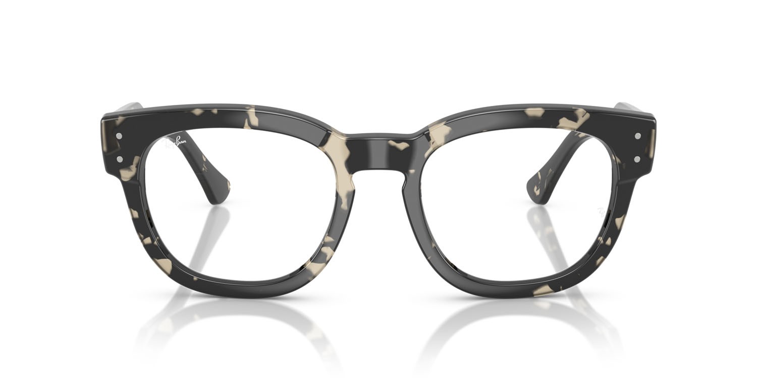 Occhiali da vista Ray-Ban Mega Hawkeye RX 0298V (8117) - RB 0298V 8117 colore havana grigio forma quadrato lenti trasparente