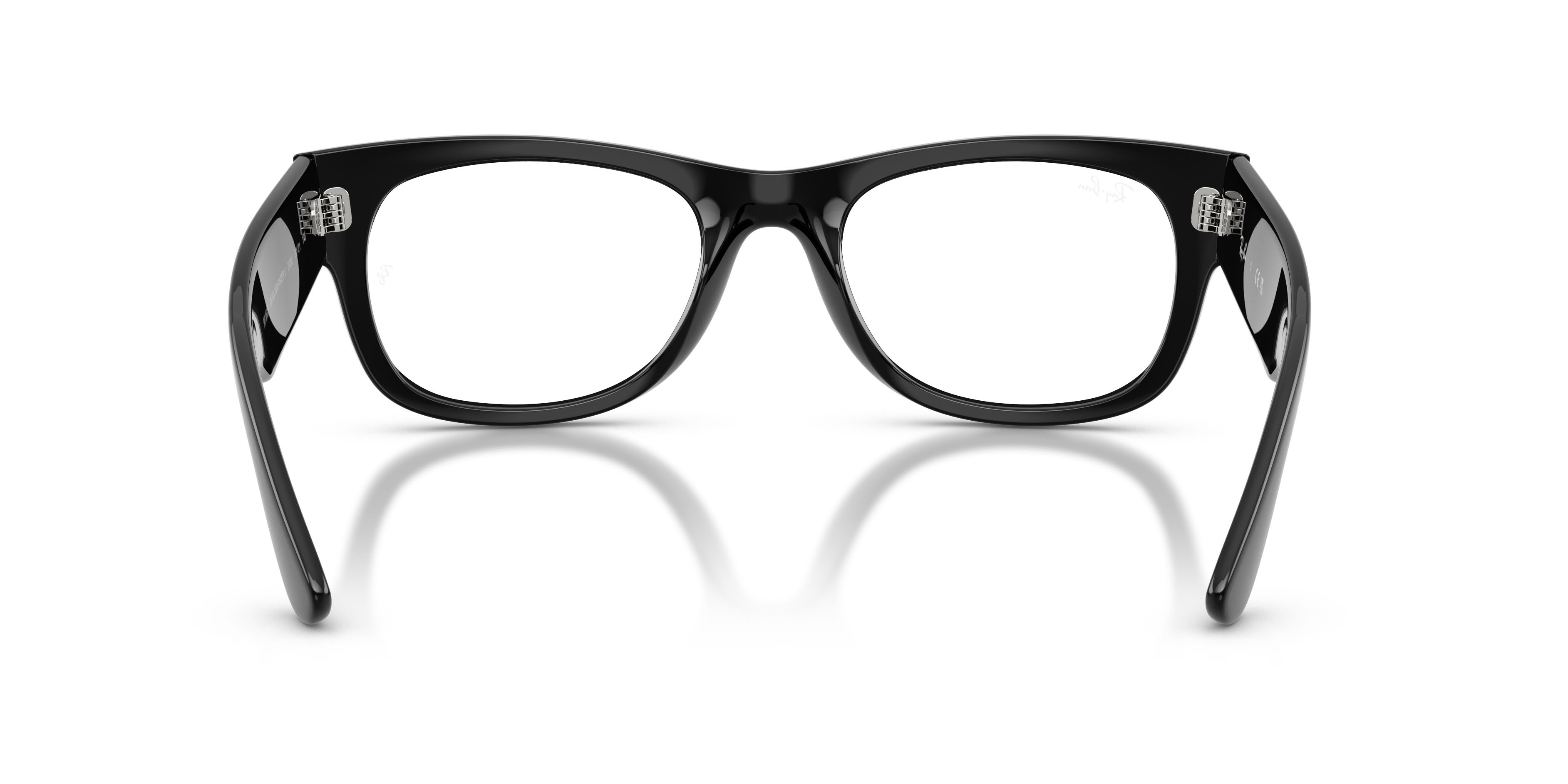 Occhiali da vista Ray-Ban Mega Wayfarer II RX 0832V (2000) - RB 0832V 2000 colore nero forma quadrato lenti trasparente