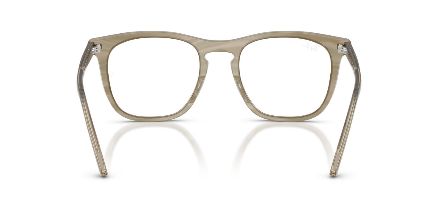 Occhiali da vista Ray-Ban Change RX 2210V (8381) - RB 2210V 8381 colore fotocromatiche grigie a righe forma quadrato lenti trasparente