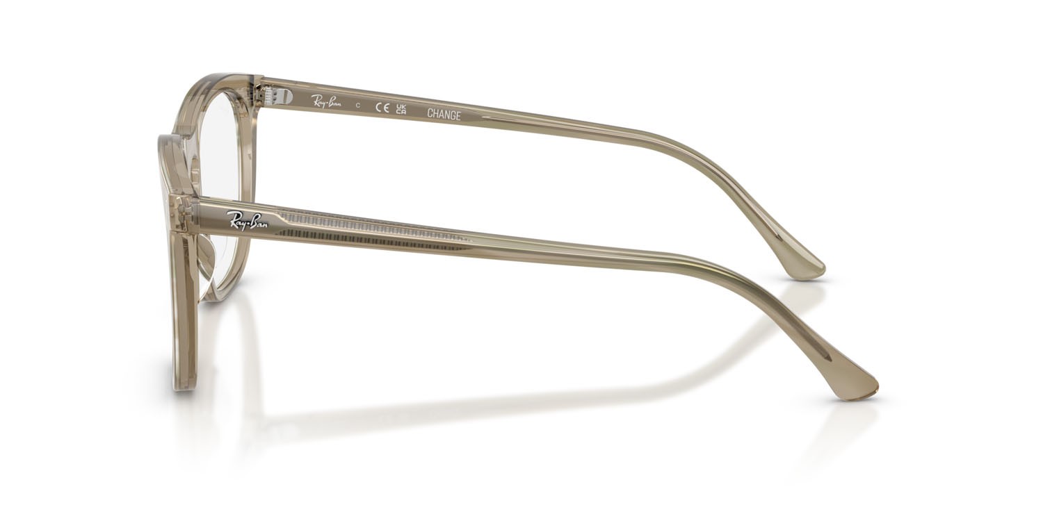 Occhiali da vista Ray-Ban Change RX 2210V (8381) - RB 2210V 8381 colore fotocromatiche grigie a righe forma quadrato lenti trasparente