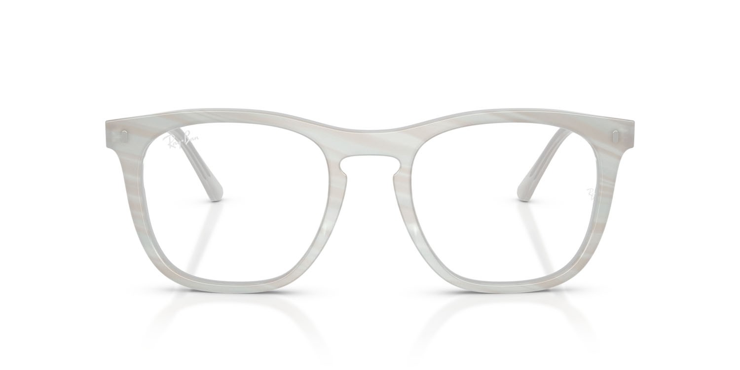 Occhiali da vista Ray-Ban Change RX 2210V (8382) - RB 2210V 8382 colore fotocromatiche azzurre a righe forma quadrato lenti trasparente