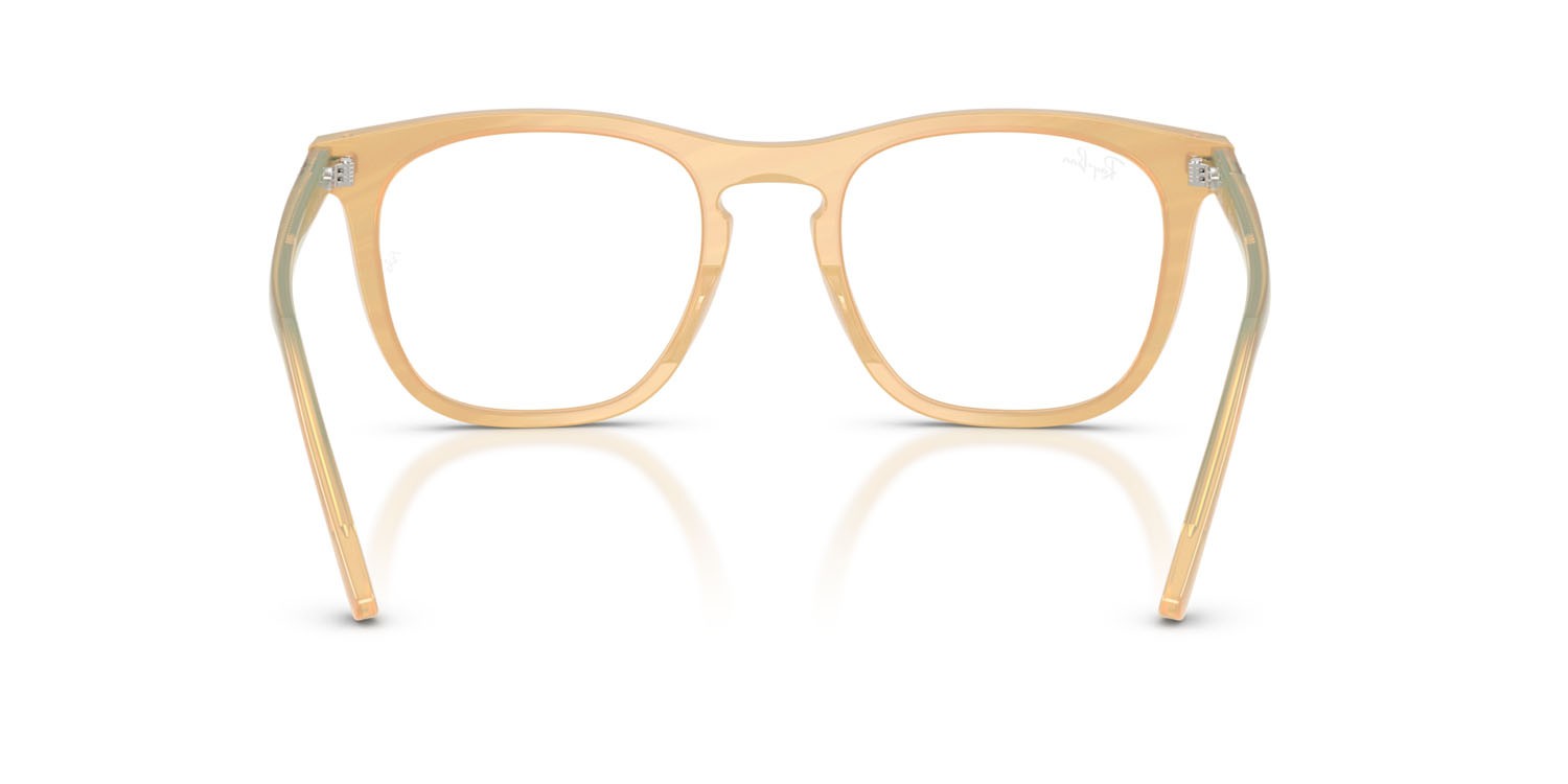 Occhiali da vista Ray-Ban Change RX 2210V (8383) - RB 2210V 8383 colore fotocromatiche marroni a righe forma quadrato lenti trasparente