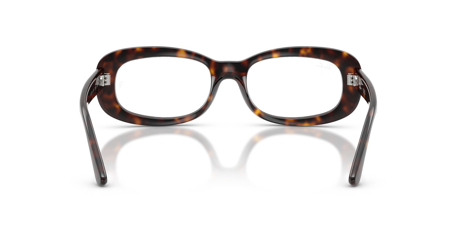 Eyeglasses Ray-Ban RX 2221V (2012) - RB 2221V 2012 color havana shape oval lenses trasparente