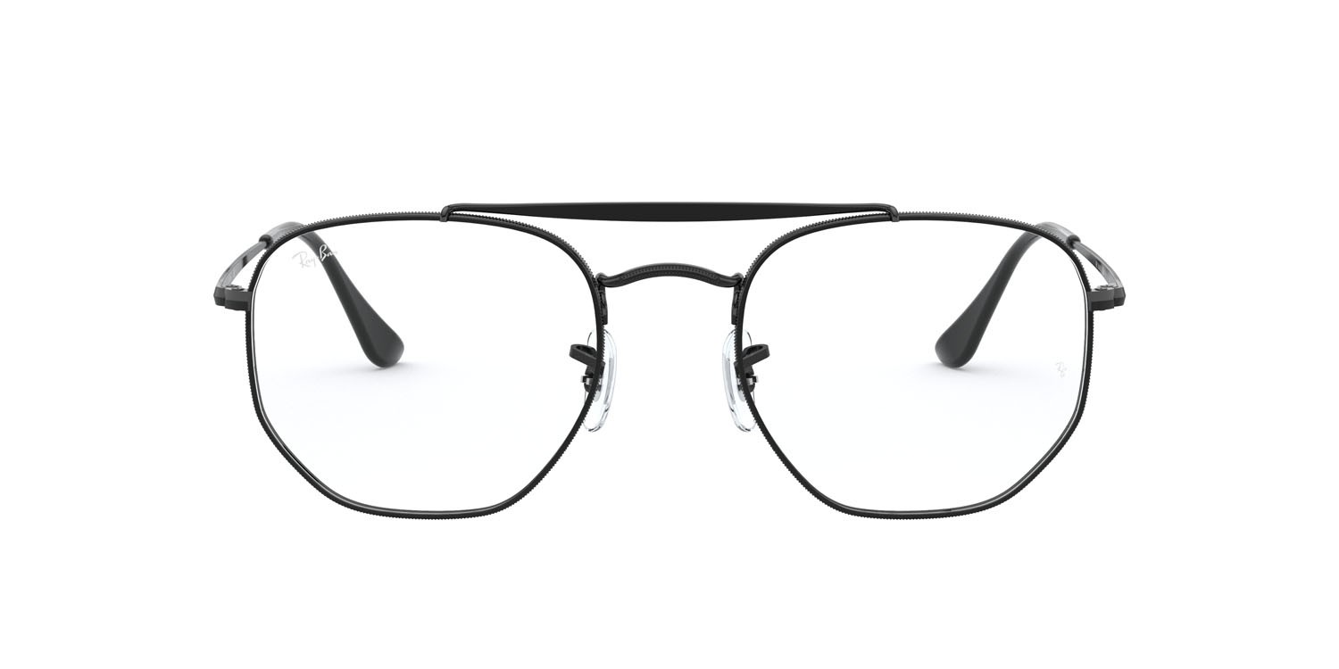 Brillen Ray-Ban The Marshal RX 3648V (2509) - RB 3648V 2509 farbe nero form unregelmäßig gläser trasparente
