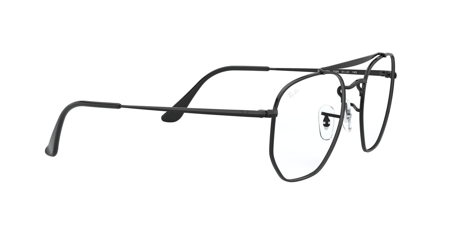 Brillen Ray-Ban The Marshal RX 3648V (2509) - RB 3648V 2509 farbe nero form unregelmäßig gläser trasparente
