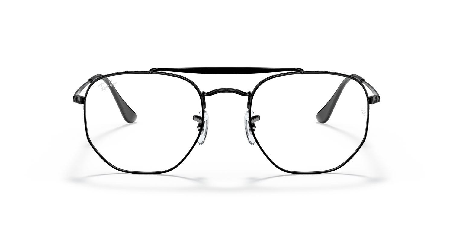 Brillen Ray-Ban The Marshal RX 3648V (2509) - RB 3648V 2509 farbe nero form unregelmäßig gläser trasparente