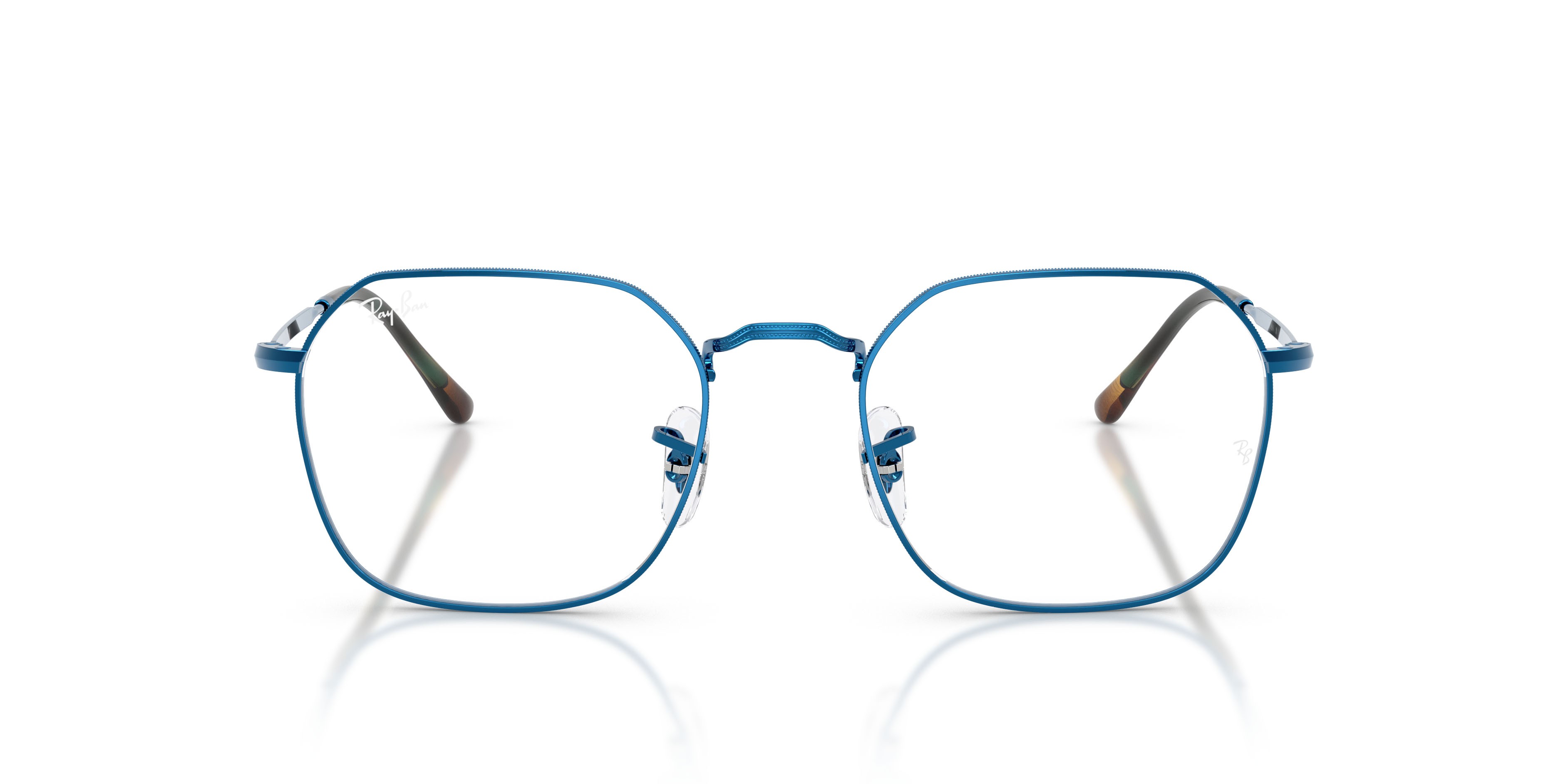 Occhiali da vista Ray-Ban Jim RX 3694V (2520) - RB 3694V 2520 colore blu forma irregolare lenti trasparente