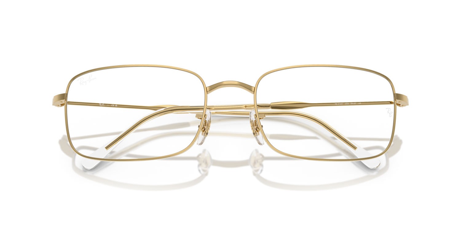 Occhiali da vista Ray-Ban RX 3746V (2500) - RB 3746V 2500 colore arista gold forma irregolare lenti trasparente