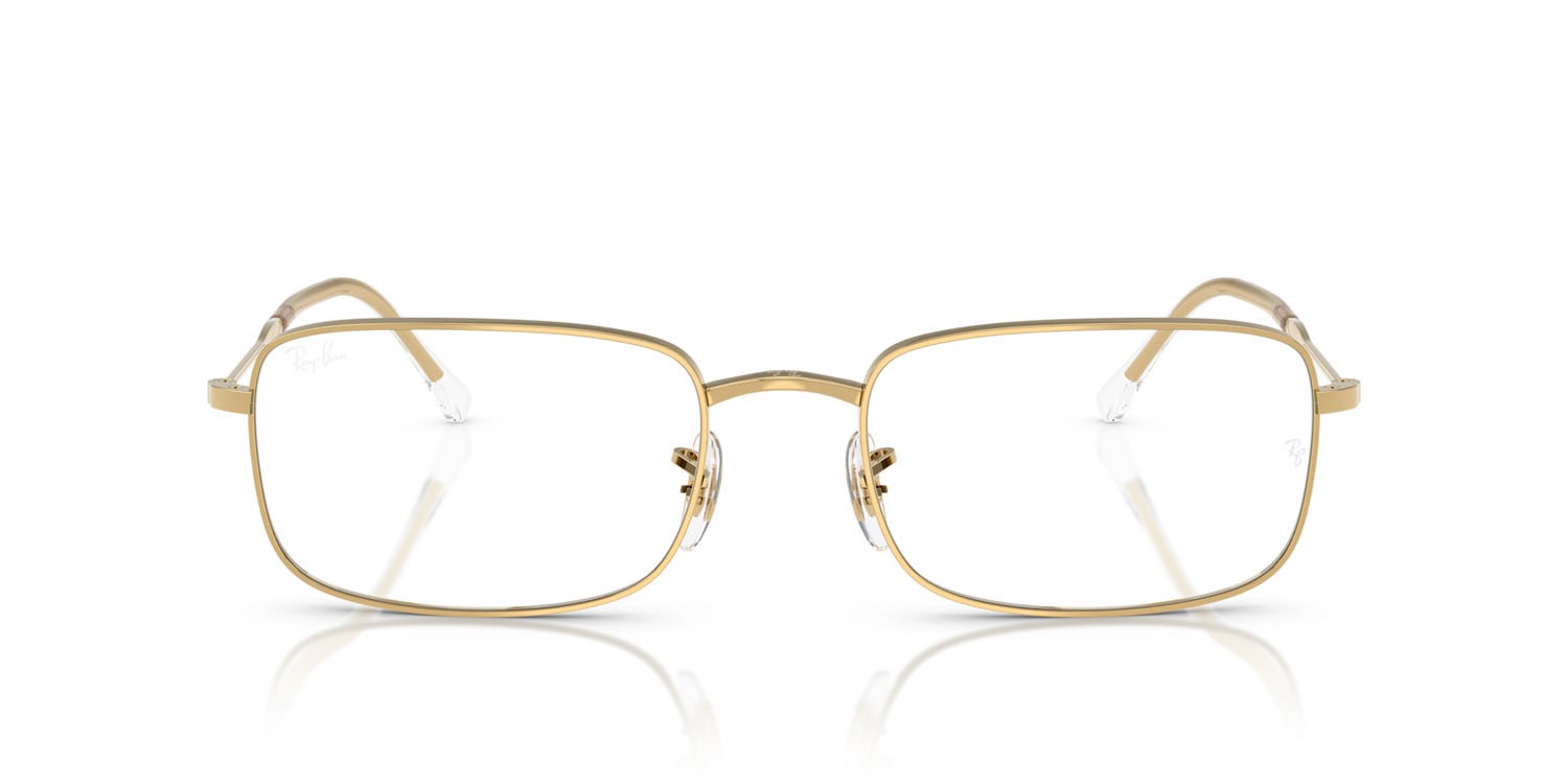 Occhiali da vista Ray-Ban RX 3746V (2500) - RB 3746V 2500 colore arista gold forma irregolare lenti trasparente