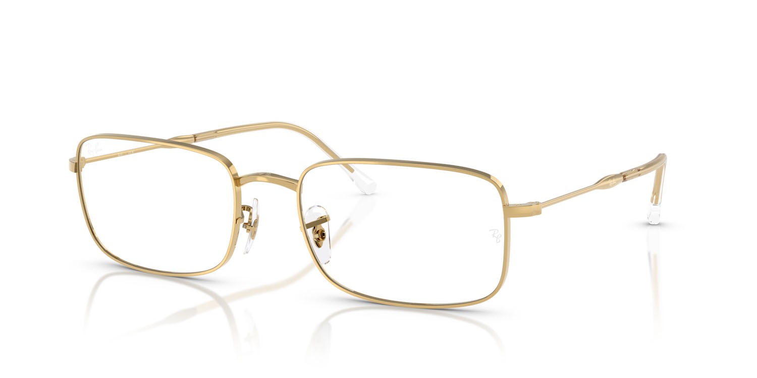 Occhiali da vista Ray-Ban RX 3746V (2500) - RB 3746V 2500 colore arista gold forma irregolare lenti trasparente
