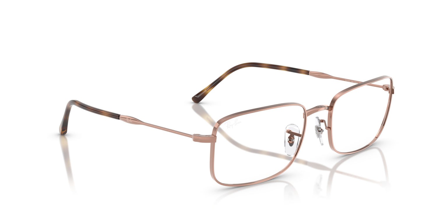 Occhiali da vista Ray-Ban RX 3746V (2943) - RB 3746V 2943 colore rame forma irregolare lenti trasparente
