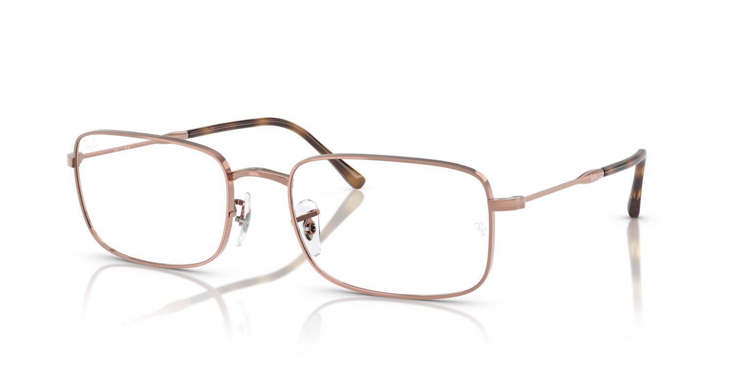 Occhiali da vista Ray-Ban RX 3746V (2943) - RB 3746V 2943 colore rame forma irregolare lenti trasparente