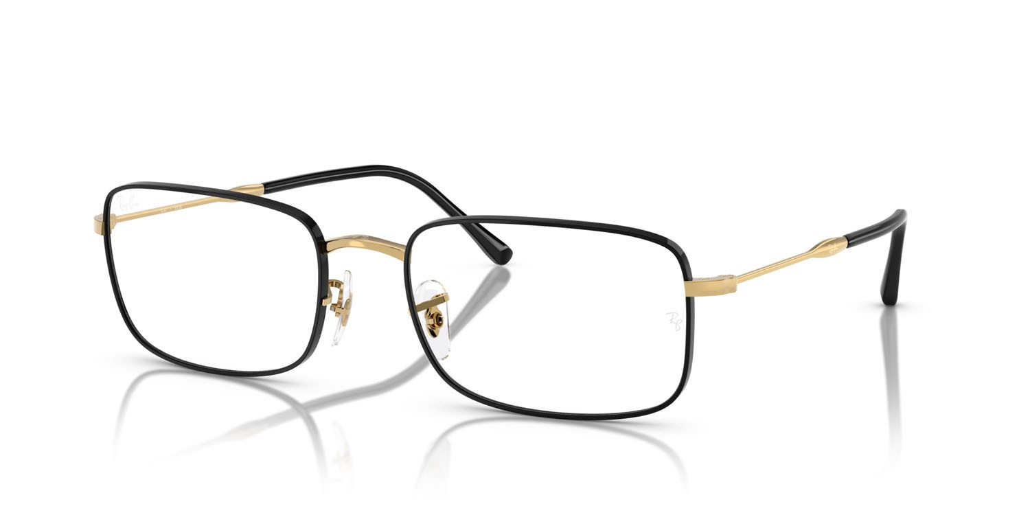 Occhiali da vista Ray-Ban RX 3746V (3175) - RB 3746V 3175 colore nero su arista forma irregolare lenti trasparente