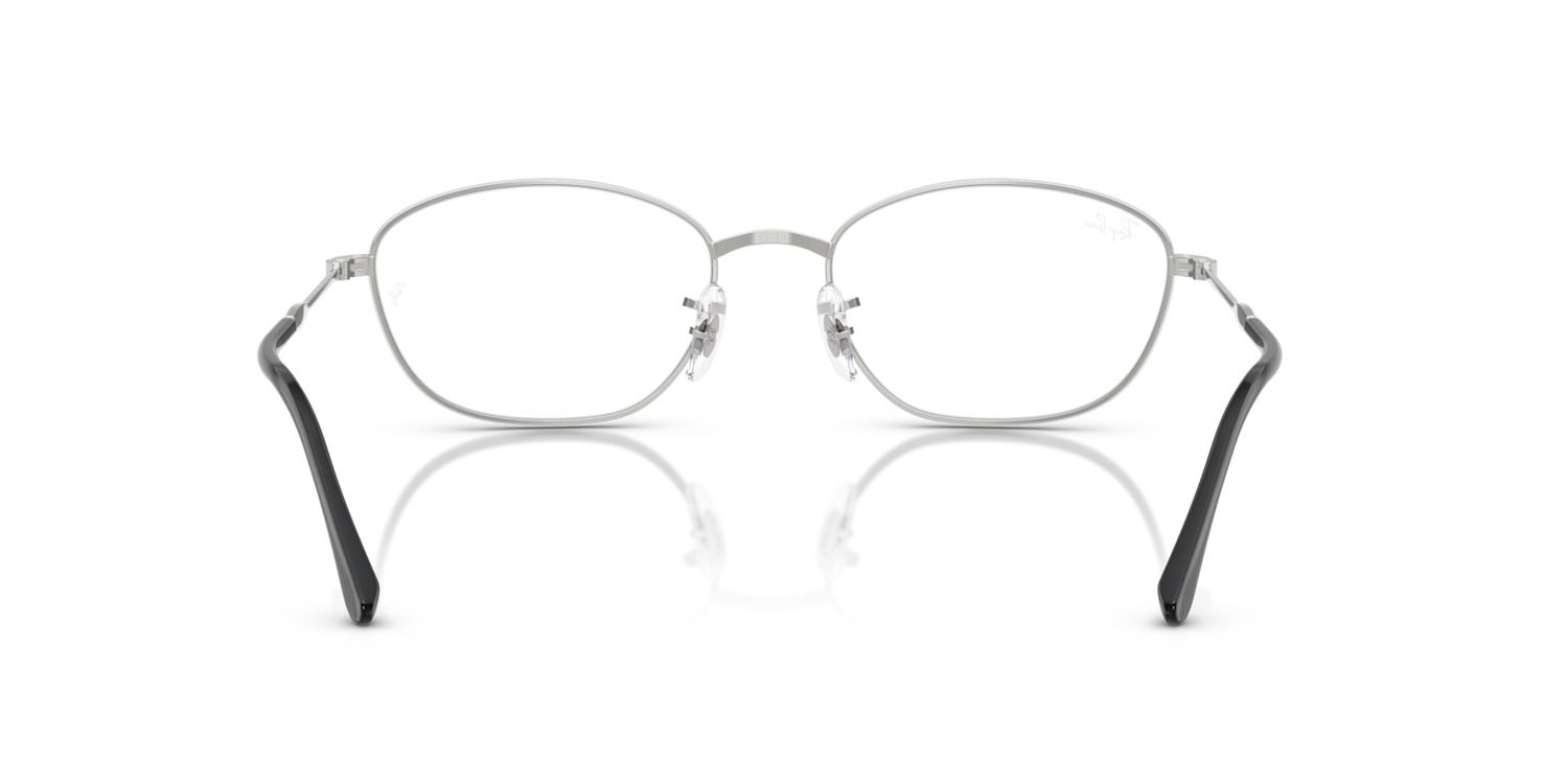 Occhiali da vista Ray-Ban RX 3749V (2501) - RB 3749V 2501 colore argento forma irregolare lenti trasparente