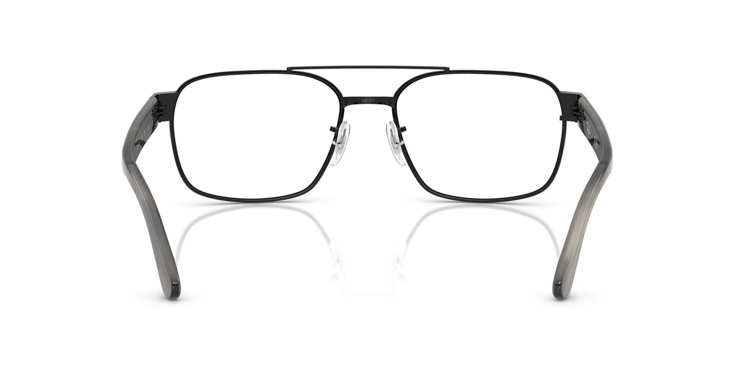 Eyeglasses Ray-Ban RX 3751V (2509) - RB 3751V 2509 color nero shape square lenses trasparente