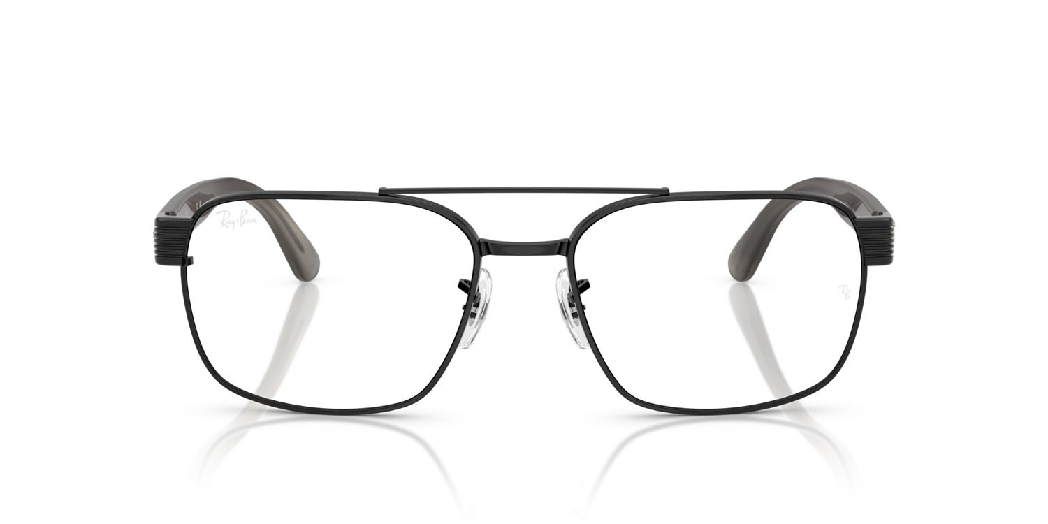 Eyeglasses Ray-Ban RX 3751V (2509) - RB 3751V 2509 color nero shape square lenses trasparente