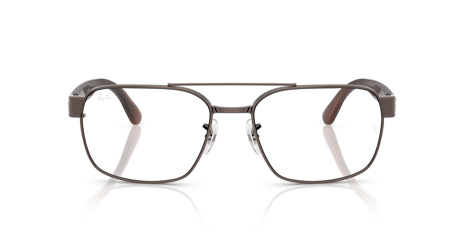 Occhiali da vista Ray-Ban RX 3751V (3182) - RB 3751V 3182 colore rame forma quadrato lenti trasparente