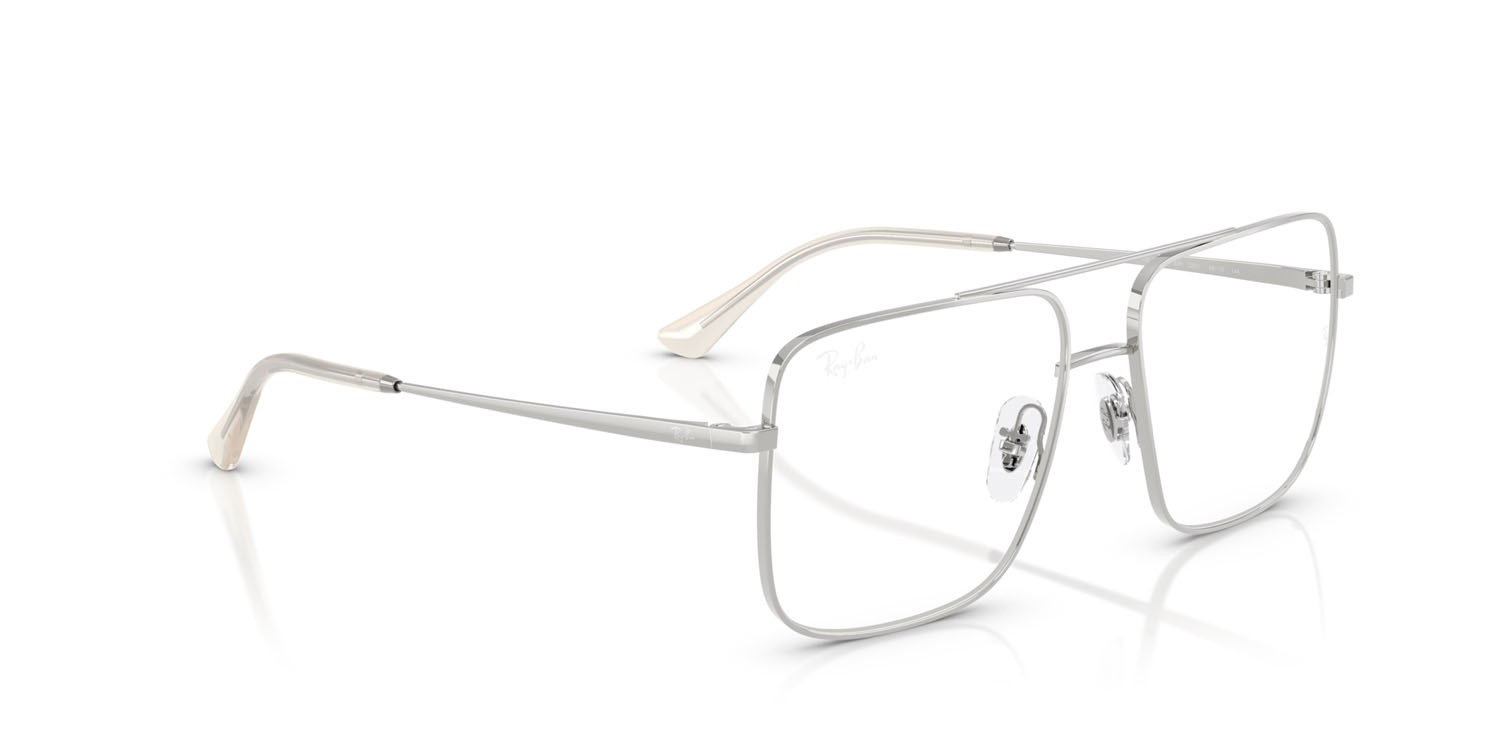 Occhiali da vista Ray-Ban Ari RX 3758V (2501) - RB 3758V 2501 colore argento forma quadrato lenti trasparente