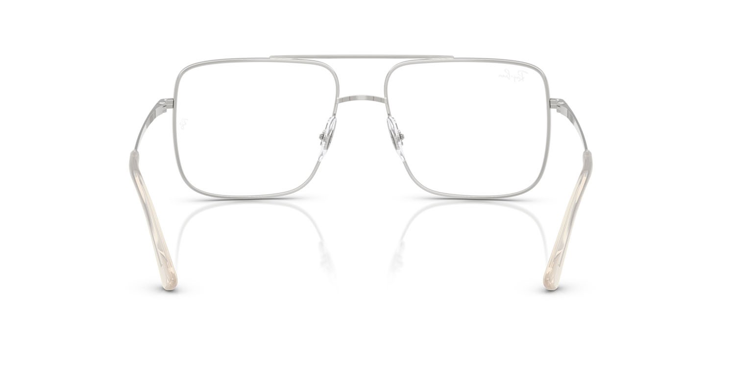 Occhiali da vista Ray-Ban Ari RX 3758V (2501) - RB 3758V 2501 colore argento forma quadrato lenti trasparente
