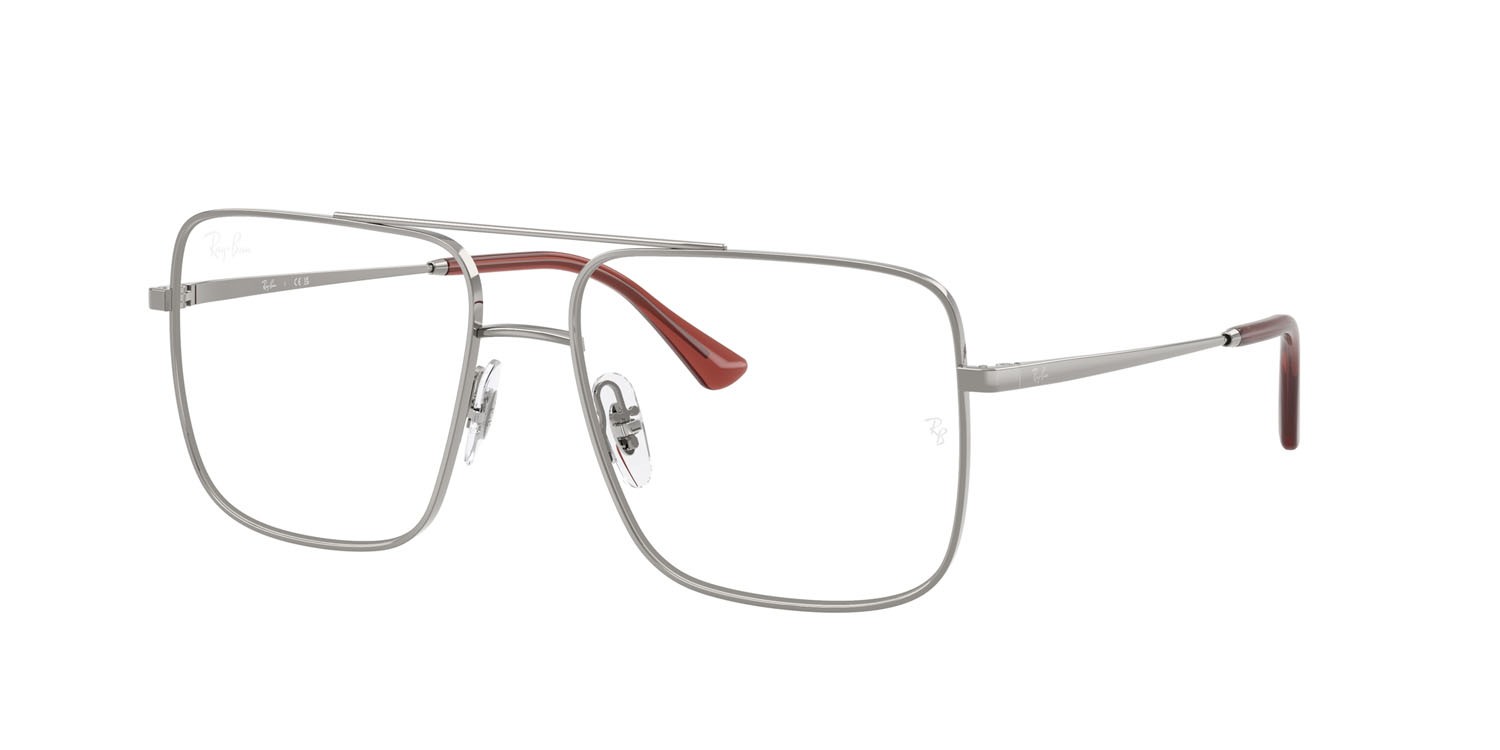 Eyeglasses Ray-Ban Ari RX 3758V (2502) - RB 3758V 2502 color gunmetal shape square lenses trasparente