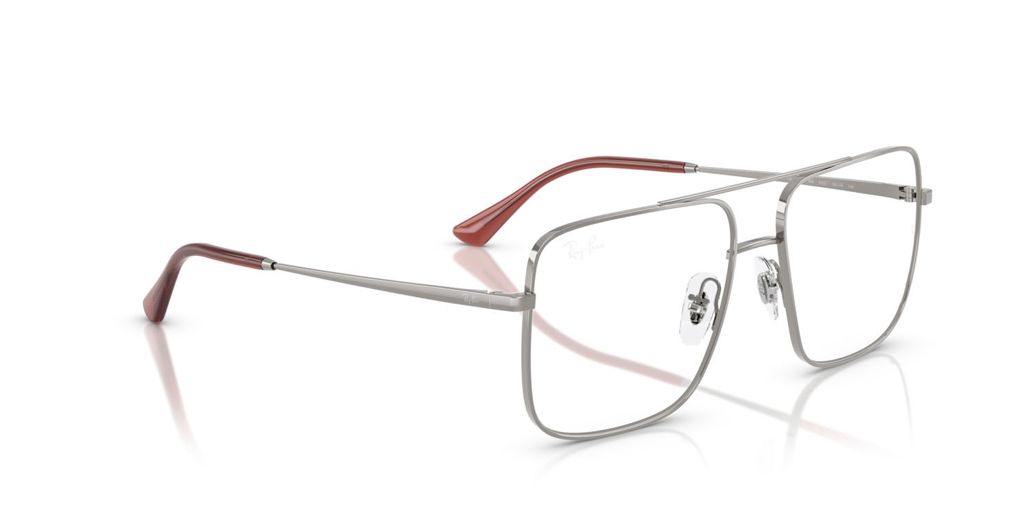 Eyeglasses Ray-Ban Ari RX 3758V (2502) - RB 3758V 2502 color gunmetal shape square lenses trasparente