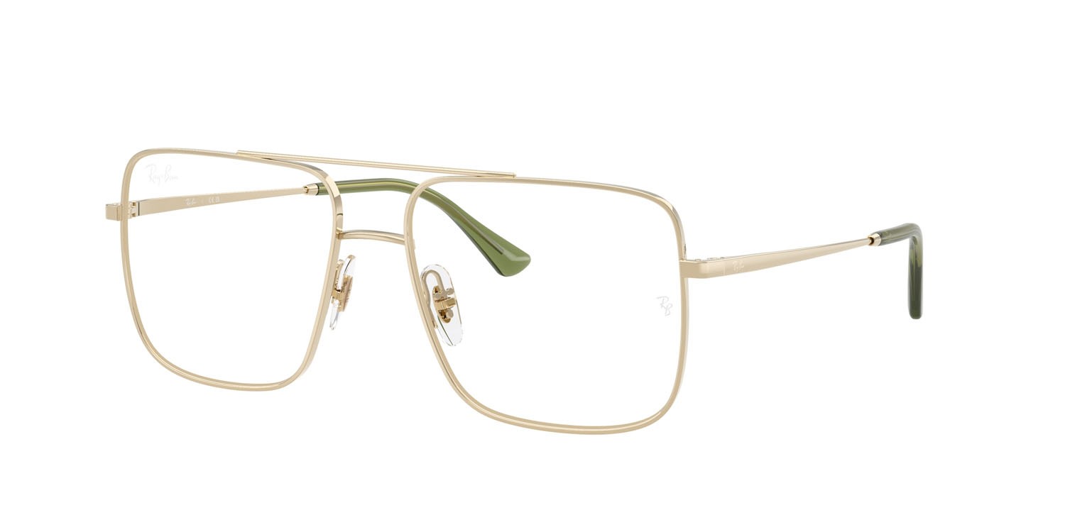Occhiali da vista Ray-Ban Ari RX 3758V (2993) - RB 3758V 2993 colore oro pallido forma quadrato lenti trasparente