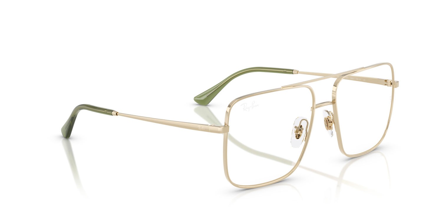 Occhiali da vista Ray-Ban Ari RX 3758V (2993) - RB 3758V 2993 colore oro pallido forma quadrato lenti trasparente
