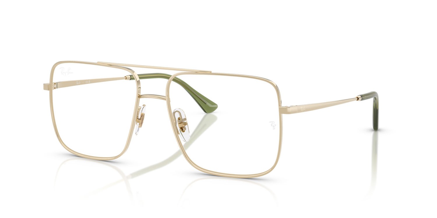 Occhiali da vista Ray-Ban Ari RX 3758V (2993) - RB 3758V 2993 colore oro pallido forma quadrato lenti trasparente