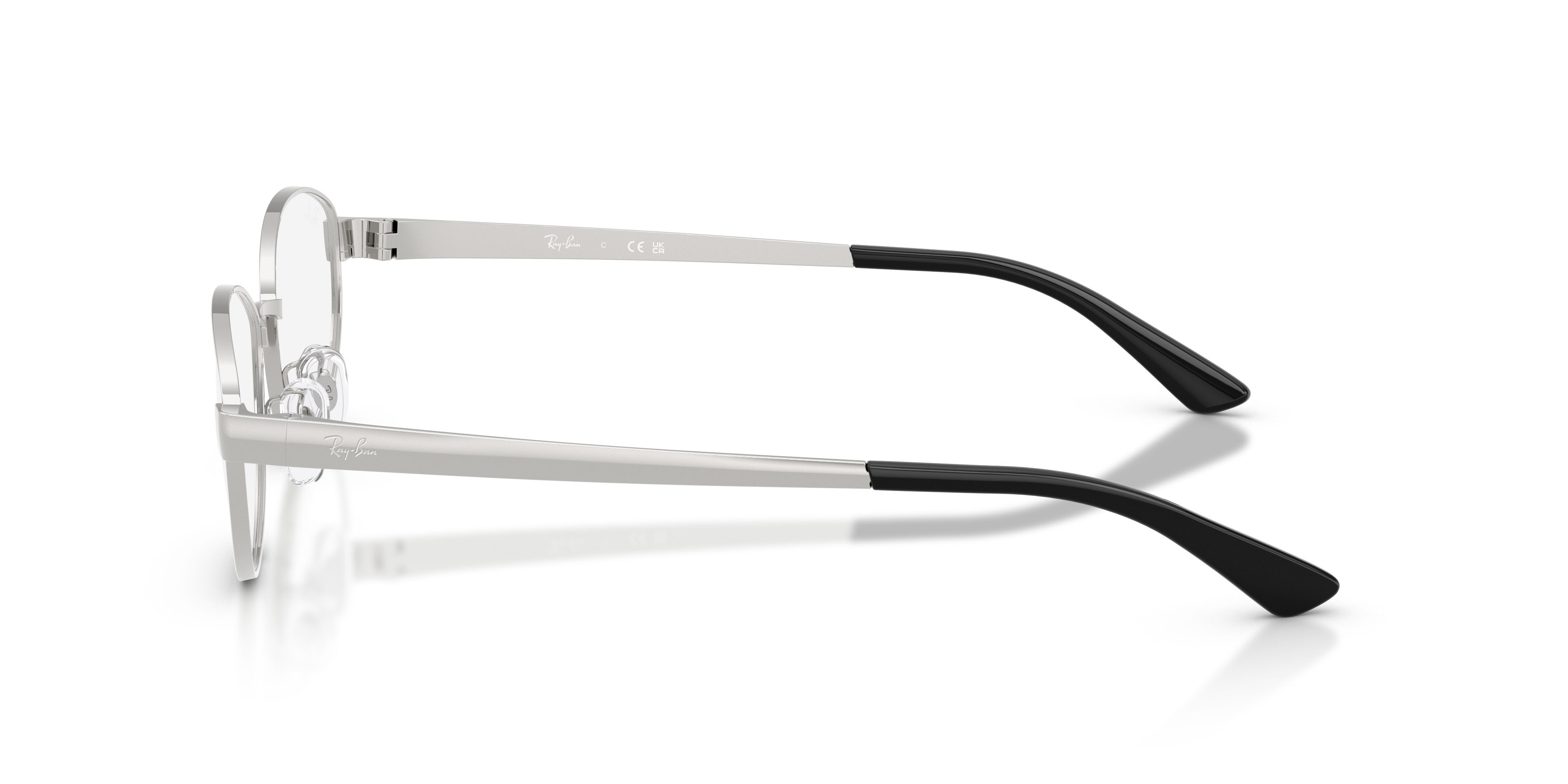 Occhiali da vista Ray-Ban RX 3774VD (2501) - RB 3774VD 2501 colore argento forma ovale lenti trasparente