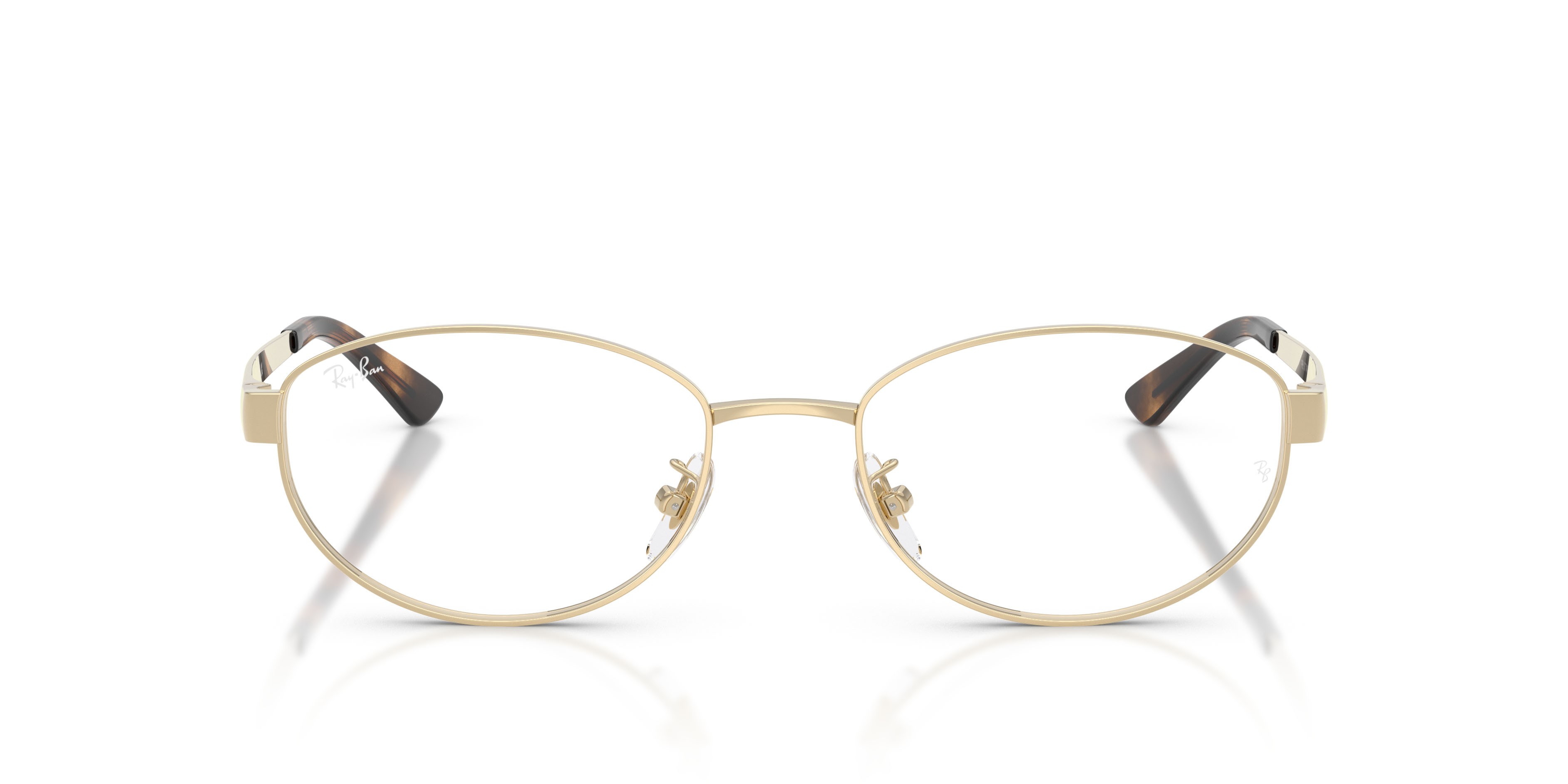 Occhiali da vista Ray-Ban RX 3774VD (2993) - RB 3774VD 2993 colore oro chiaro forma ovale lenti trasparente