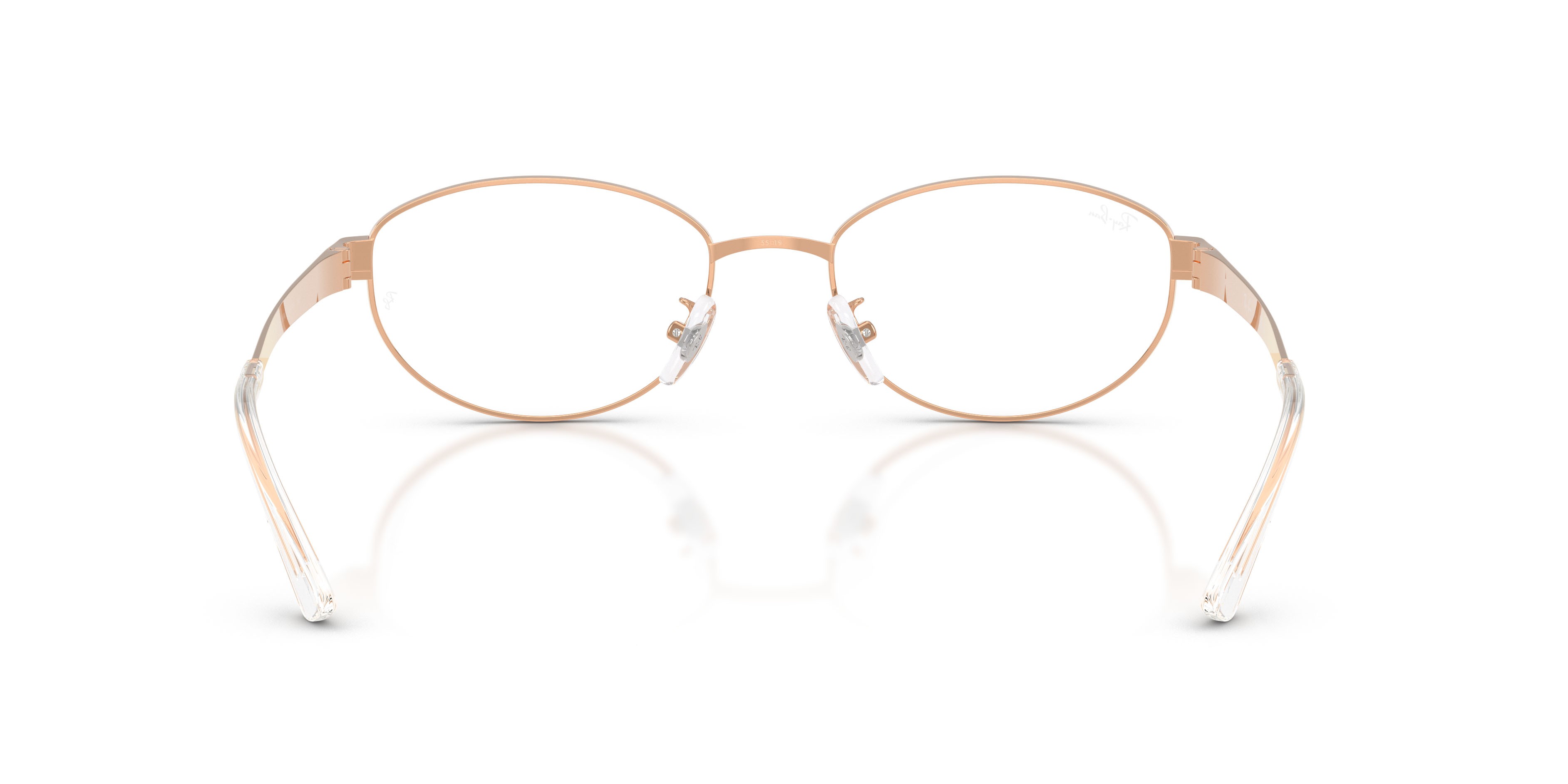 Occhiali da vista Ray-Ban RX 3774VD (3094) - RB 3774VD 3094 colore oro rose forma ovale lenti trasparente