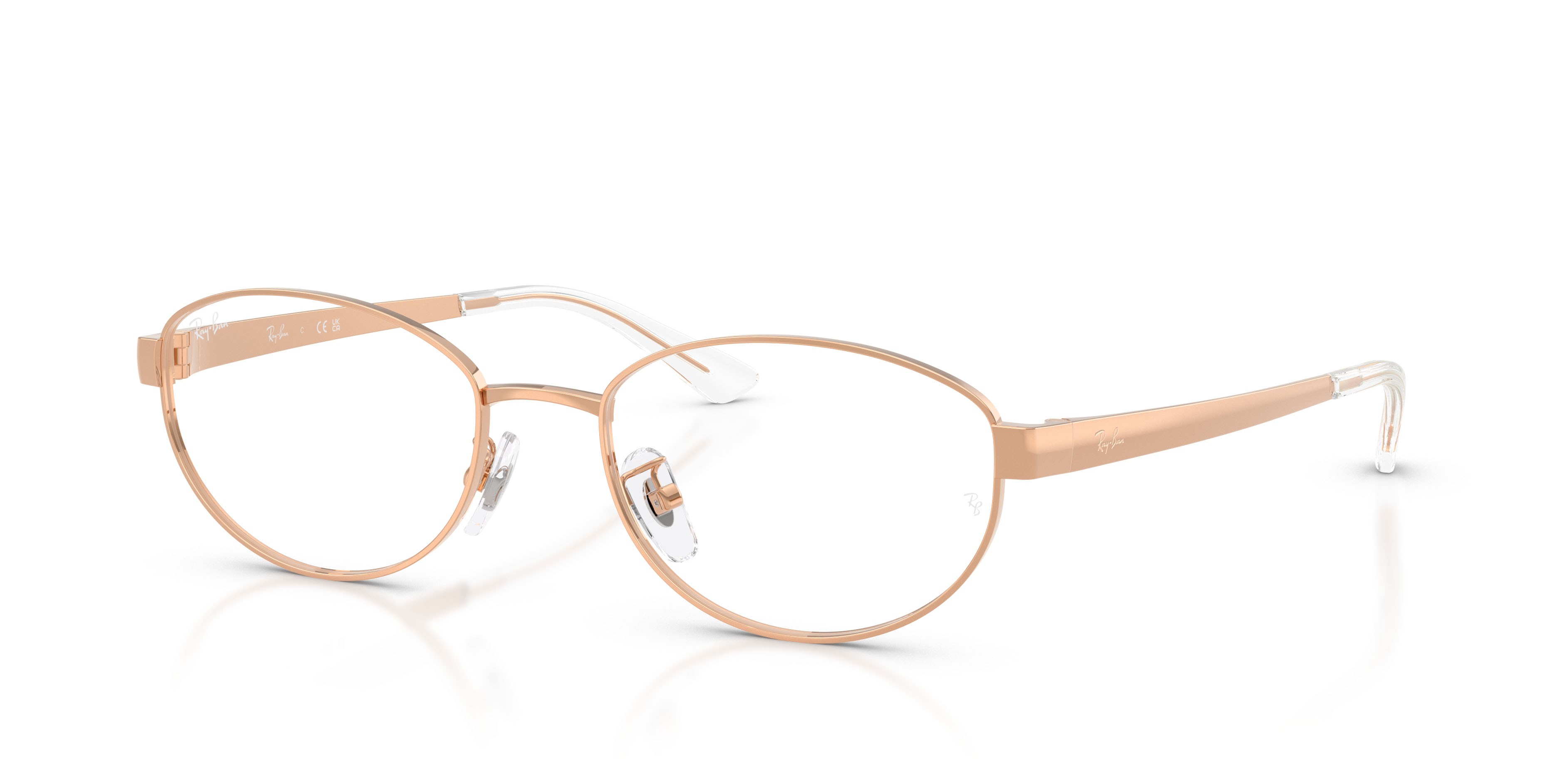 Occhiali da vista Ray-Ban RX 3774VD (3094) - RB 3774VD 3094 colore oro rose forma ovale lenti trasparente