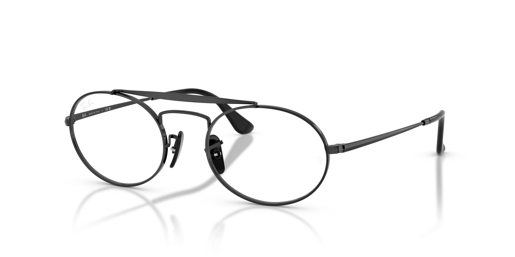 Occhiali da vista Ray-Ban Scuderia Ferrari RX 3775VM (F134) - RB 3775VM F134 colore nero forma ovale lenti trasparente