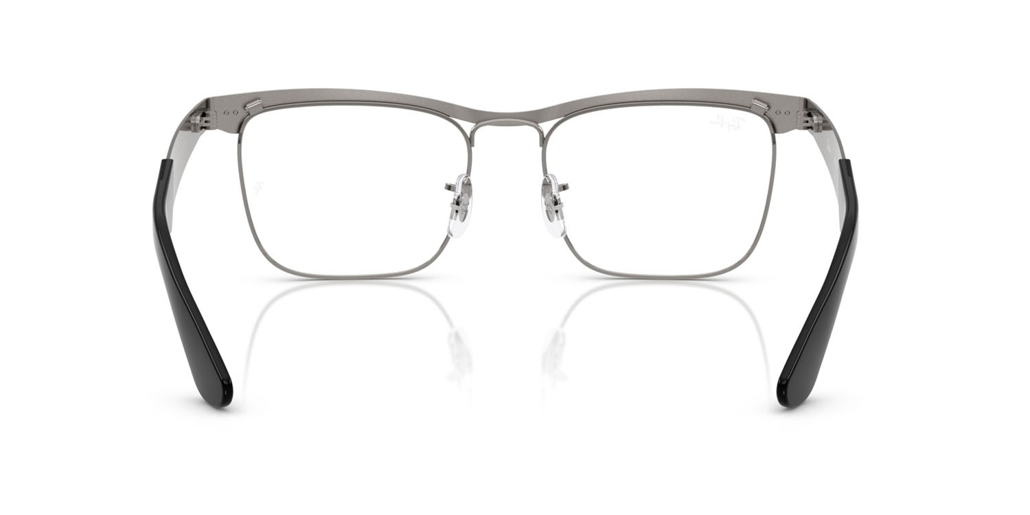 Eyeglasses Ray-Ban Wayfarer Deluxe RX 3875V (3192) - RB 3875V 3192 color canna di fucile sabbiato shape square lenses trasparente