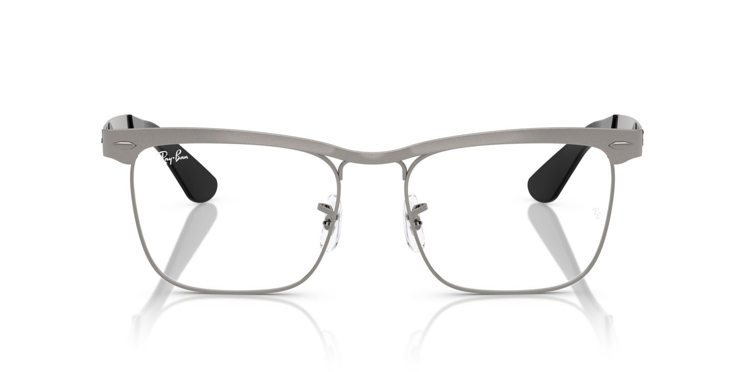 Eyeglasses Ray-Ban Wayfarer Deluxe RX 3875V (3192) - RB 3875V 3192 color canna di fucile sabbiato shape square lenses trasparente