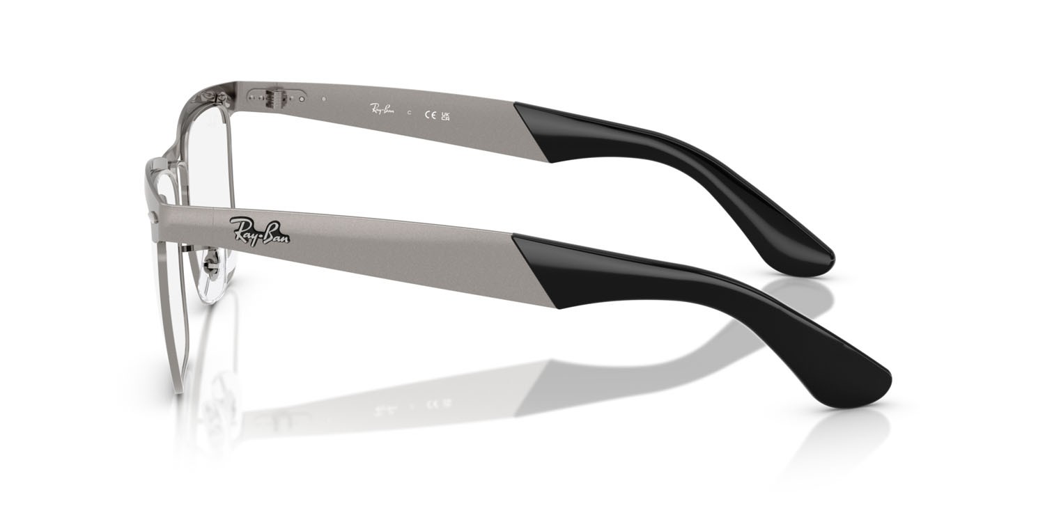 Eyeglasses Ray-Ban Wayfarer Deluxe RX 3875V (3192) - RB 3875V 3192 color canna di fucile sabbiato shape square lenses trasparente