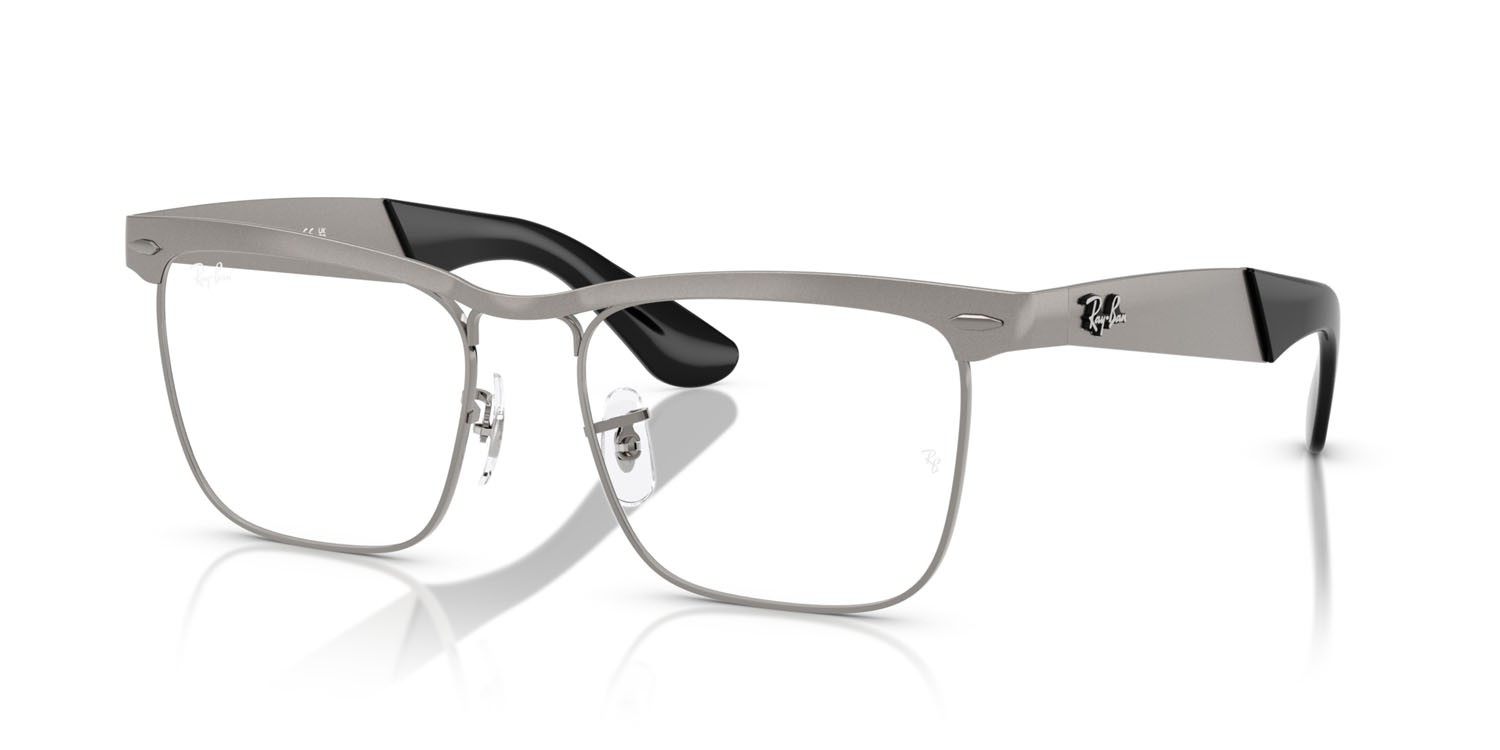 Eyeglasses Ray-Ban Wayfarer Deluxe RX 3875V (3192) - RB 3875V 3192 color canna di fucile sabbiato shape square lenses trasparente